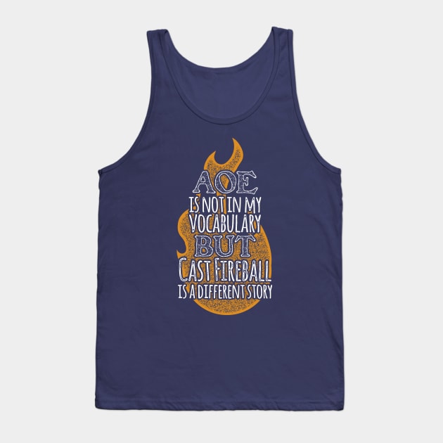 Cast Fireball Tank Top by KennefRiggles